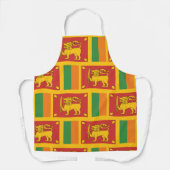 スリランカ国旗 エプロン (正面)