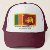 スリランカ国旗 キャップ (正面)