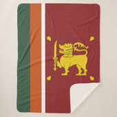 スリランカ国旗 シェルパブランケット (正面)