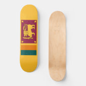 スリランカ国旗 スケートボード (正面)