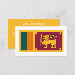 スリランカ国旗、スリランカ国旗 名刺