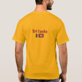 スリランカ国旗、スリランカ国旗 Tシャツ (裏面)