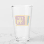 スリランカ国旗 タンブラーグラス (裏面)