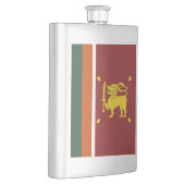 スリランカ国旗 フラスク (右)