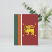スリランカ国旗 ポストカード (スタンド正面)