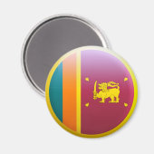 スリランカ国旗 マグネット (正面/裏面)