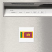 スリランカ国旗 マグネット (インサイチュ (食洗機))