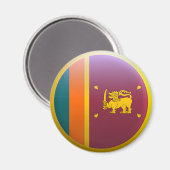 スリランカ国旗 マグネット (正面/裏面)