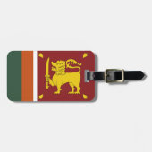 スリランカ国旗 ラゲッジタグ (正面横)