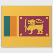 スリランカ国旗 ラッピングペーパー (フラット)