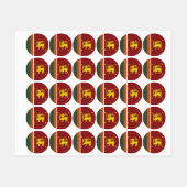 スリランカ国旗 ラベル (シート)