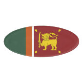 スリランカ国旗 名札 (正面)