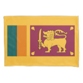 スリランカ国旗 枕カバー (正面左)