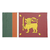 スリランカ国旗 枕カバー (裏面)