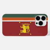 スリランカ国旗 iPhoneケース (裏面横)