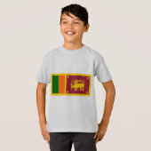 スリランカ国旗 Tシャツ (正面フル)