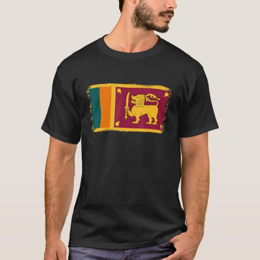 スリランカ国旗 Tシャツ (正面)