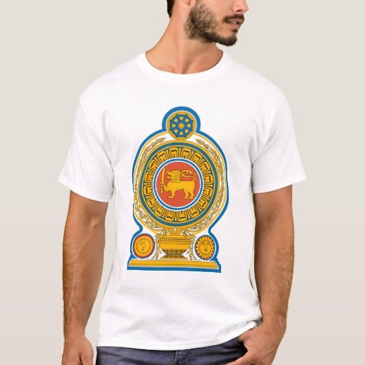 スリランカ国章Tシャツ Tシャツ (正面)
