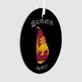 スリランカ旅行のクリスマス装飾 オーナメント (正面)