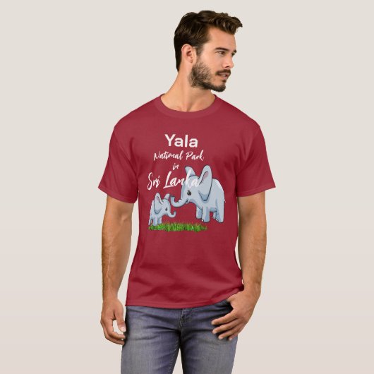 スリランカ旅行 Tシャツ (正面フル)