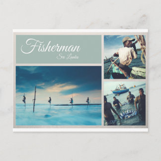 スリランカ漁師はがき ポストカード