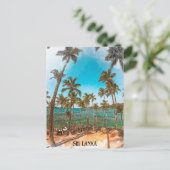 スリランカ熱帯風景旅行 ポストカード (スタンド正面)