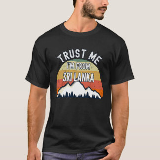 スリランカ私はスリランカ出身 Tシャツ