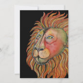 スリランカ芸術的ンライオン 招待状 (裏面)