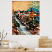 スリランカ街並み ポスター (キッチン)