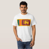スリランカ(ශ්රීලංකාවේජාතිකකොඩිය)の旗 Tシャツ (正面フル)