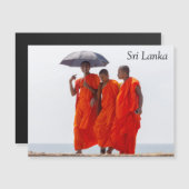 スリランカ，ガレの僧侶 (正面/裏面)