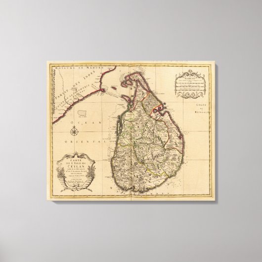 スリランカ キャンバスプリント (正面)