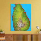 スリランカ キャンバスプリント (インサイチュ (リビング))