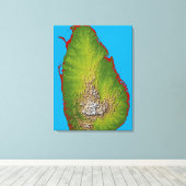 スリランカ キャンバスプリント (インサイチュ (ウッドフロア))