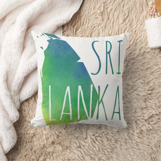 スリランカ クッション (ブランケット)