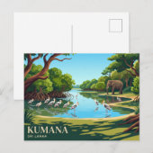 スリランカ クマナ国立公園 ポストカード (正面/裏面)