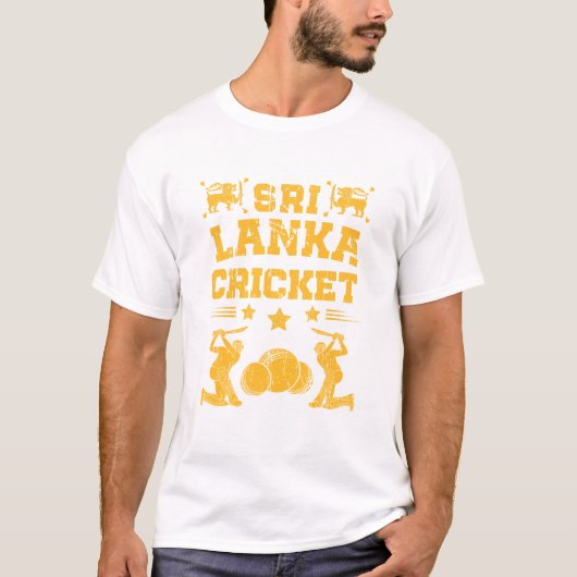 スリランカ・クリケットの贈り物 Tシャツ (正面)