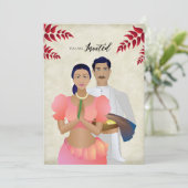 スリランカ・シンハラ新年 招待状 (スタンド正面)