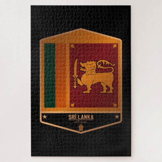 スリランカ ジグソーパズル (縦)