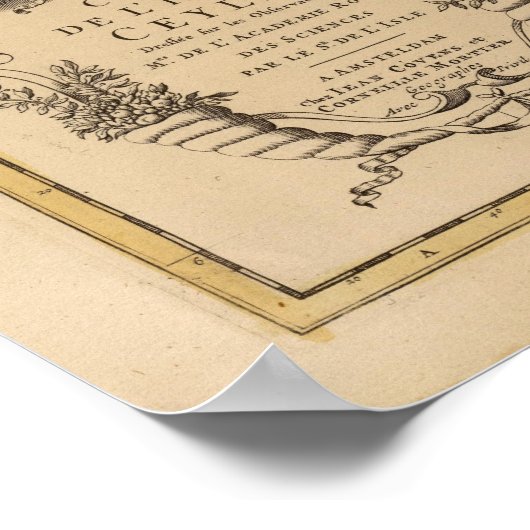 スリランカ ポスター (角)