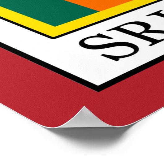 スリランカ ポスター (角)