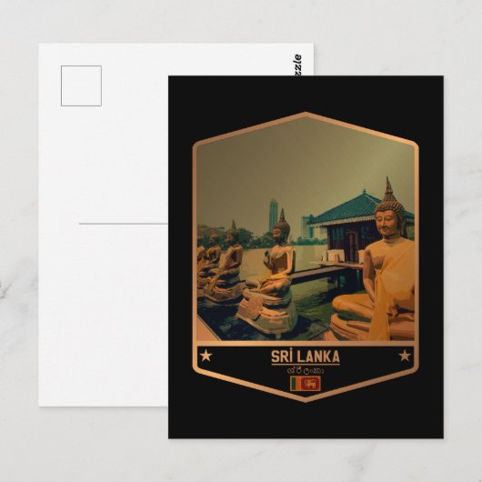 スリランカ ポストカード (正面/裏面)