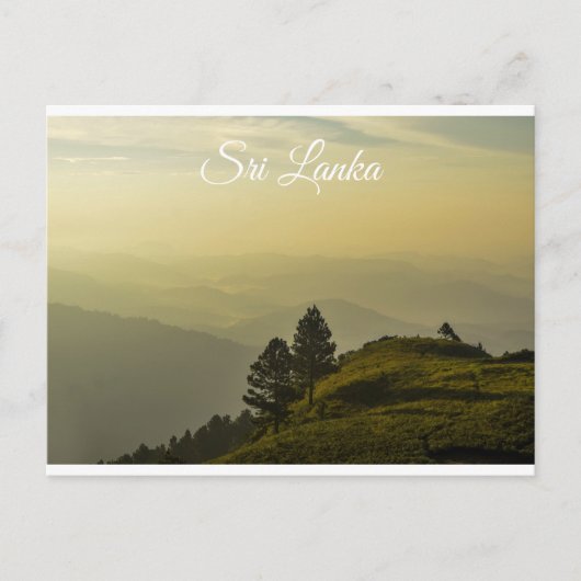 スリランカ  ポストカード (正面)