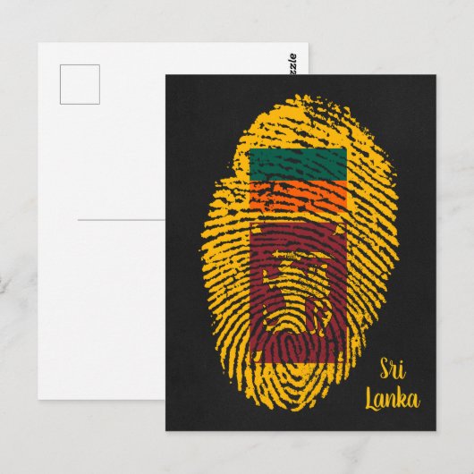 スリランカ ポストカード (正面/裏面)