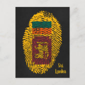 スリランカ ポストカード (正面)