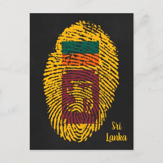 スリランカ ポストカード (正面)