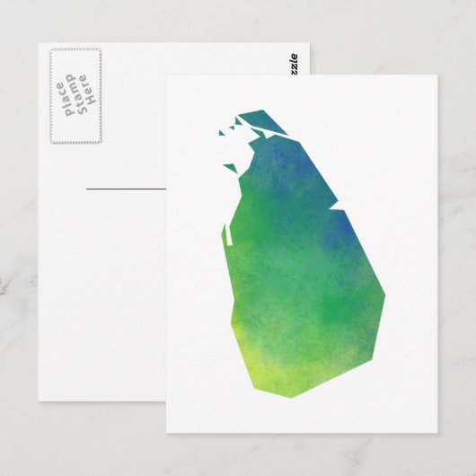 スリランカ ポストカード (正面/裏面)