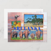 スリランカ ポストカード (正面/裏面)