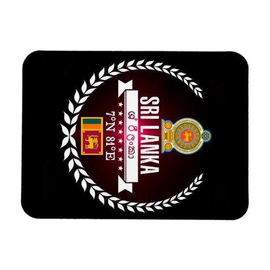 スリランカ マグネット (横)