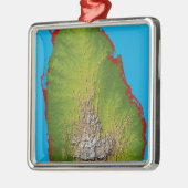 スリランカ メタルオーナメント (左)